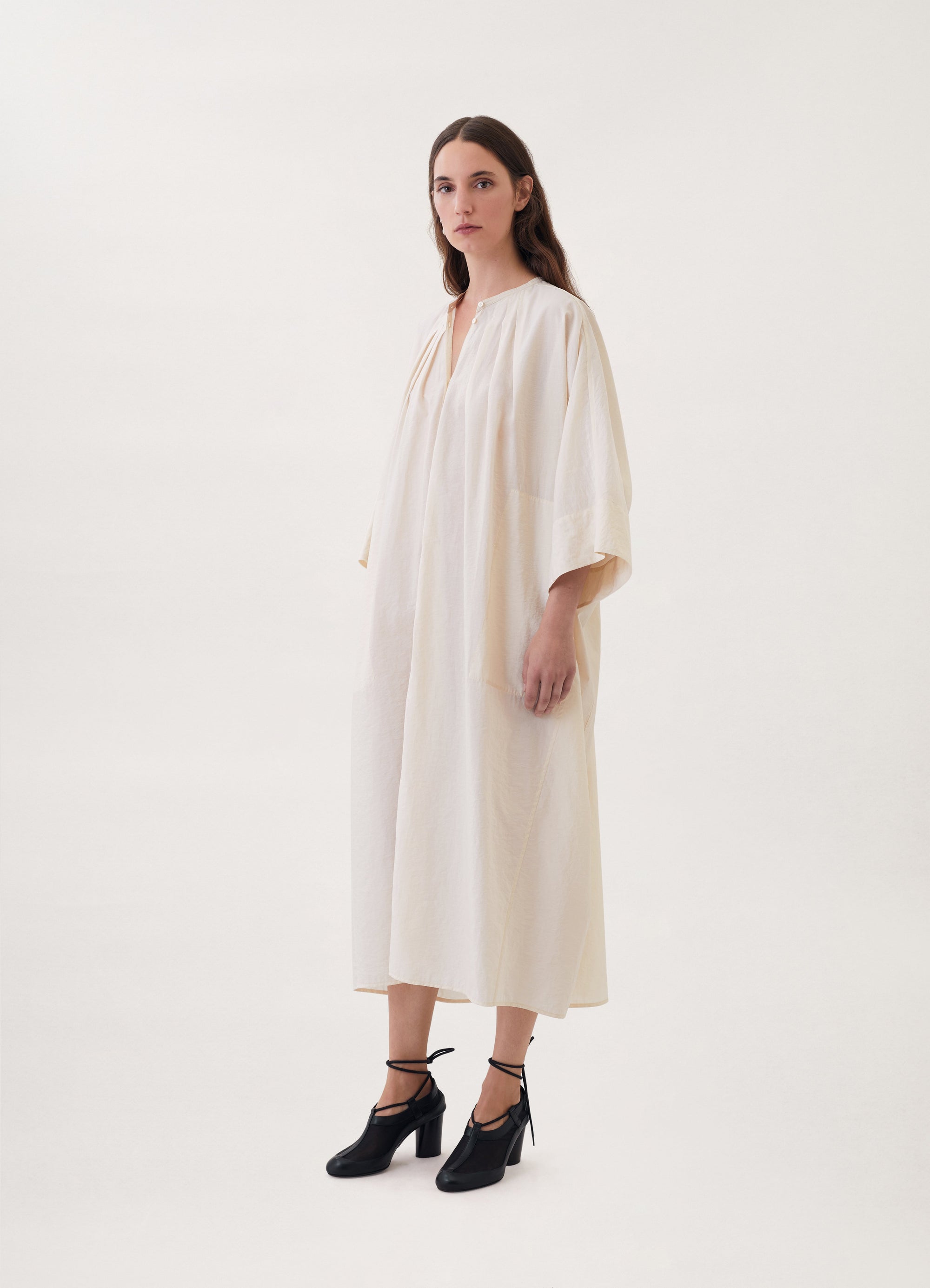 ROBE CHEMISE PLISSÉE - Lemaire-EU